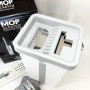 Швабра велика з відром комплект Scratch Cleaning Easy Mop з автоматичним віджиманням та складною ручкою