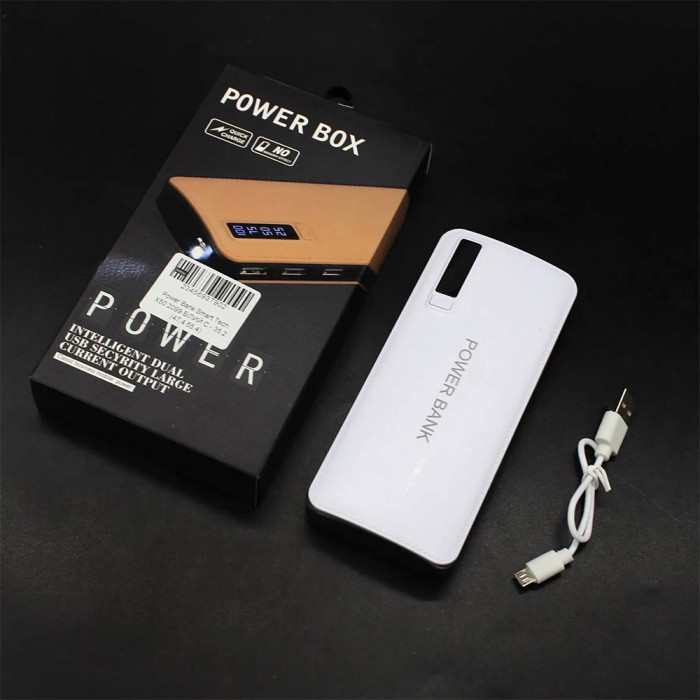 Портативний зарядний пристрій Павербанк 50000 mAh 3хUSB Power Bank Smart Tech. Колір: білий