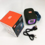 Портативна Bluetooth колонка TG339 5W з підсвічуванням RGB, акумуляторна колонка для музики. Колір: зелений