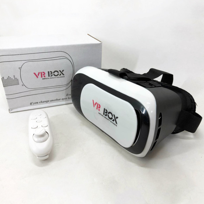 Окуляри віртуальної реальності з пультом VR BOX G2 для смартфонів з діагоналлю екранів від 4 до 6 дюймів
