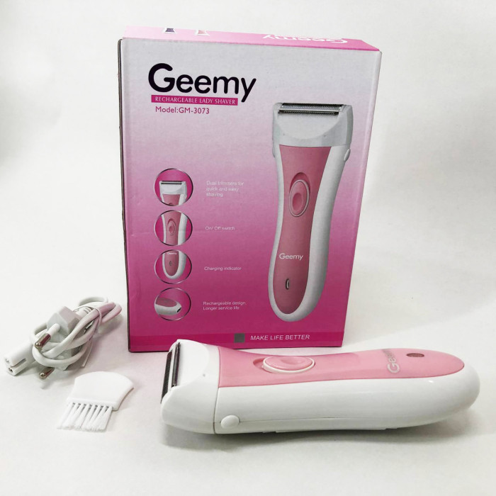 Жіночий епілятор триммер Gemei GM-3073, Жіноча бритва для бікіні, Жіноча електробритва для ніг