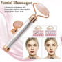 Масажер ролик електричний Facial Roller Massager. Колір: білий