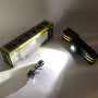 Ліхтар налобний T134-XPE-4COB (white+yellow+red) Motion Sensor, налобний ліхтарик із usb зарядкою