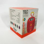 Портативна Bluetooth колонка TG658 8W з RGB підсвічуванням, Бездротова колонка потужна. Колір: чорний