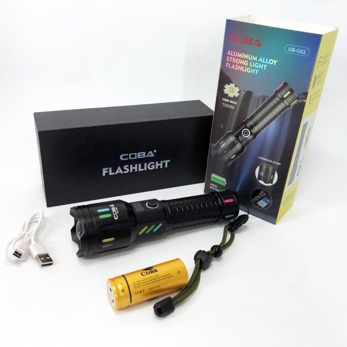 Ліхтар NIGHT VISION FLUORESCENCE CB-G62-TG, Надпотужний ліхтарик, Водонепроникний ліхтарик, Яскравий ліхтарик