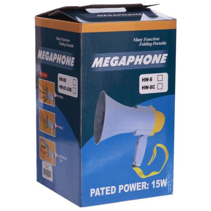 Гучномовець акумуляторний MEGAPHONE HW 8C
