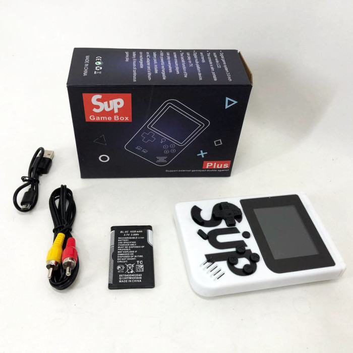 Ігрова приставка консоль Sup Game Box 500 ігор, Ретро приставка денді, Тетріс приставка. Колір: білий