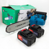 Ручна акумуляторна пилка для різання гілок DOMOTEC Chain Saw 12'' (30см), Ланцюгова Пила на акумуляторах
