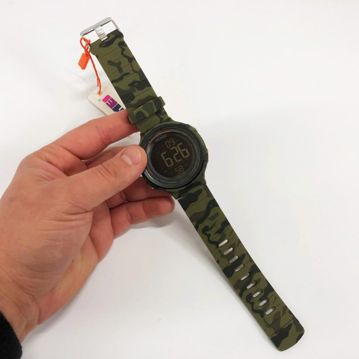 Годинник наручний чоловічий SKMEI 1841CMGN ARMY GREEN CAMO, водонепроникний чоловічий годинник. Колір: зелений