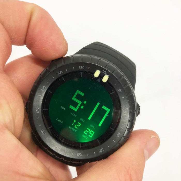 Годинник наручний чоловічий SKMEI 1992BK BLACK, чоловічий армійський водостійкий тактичний годинник. Колір: чорний