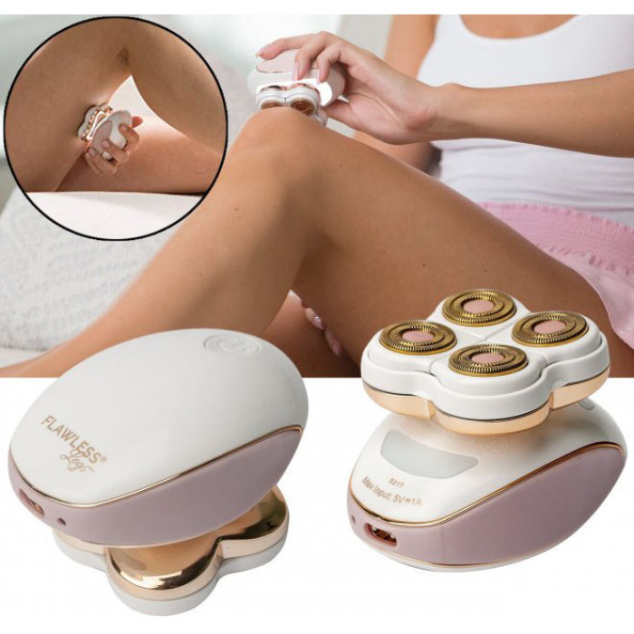 Епілятор акумуляторний Flawless Legs для ніг, жіноча електробритва для ніг