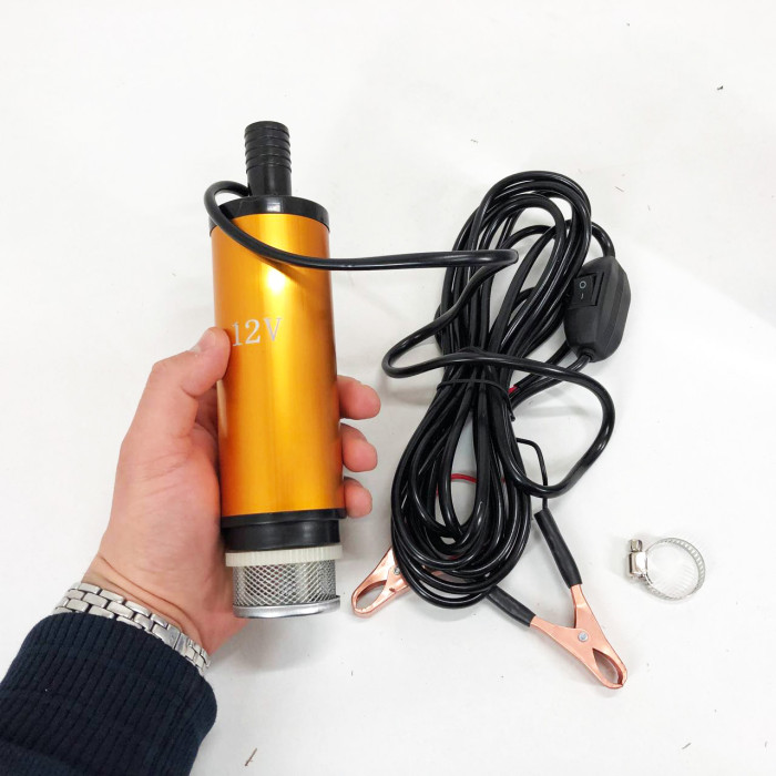 Насос занурювальний для перекачування палива дизеля бензину REWOLT Fuel/Diesel Pump 12В 12л/хв