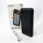 Power Bank Solar Smart 1015 зарядний пристрій на сонячній батареї 20000mAh з індикатором заряду Чорний