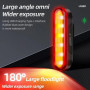 Велосипедний ліхтар акумуляторний LEADBIKE LD80-6LED з лазерною розміткою ліхтар, Ліхтар стоп