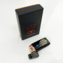 Електрична та газова запальничка Україна із USB-зарядкою HL-431, вітрозахисна запальничка. Колір: чорний