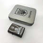 Дугова електроімпульсна запальничка USB Україна (металева коробка) HL-449. Колір: чорний
