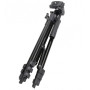 Штатив для телефону та фотоапарата Tripod 3120 PRO портативний трипод 0,35-1.02м висота. Колір: чорний