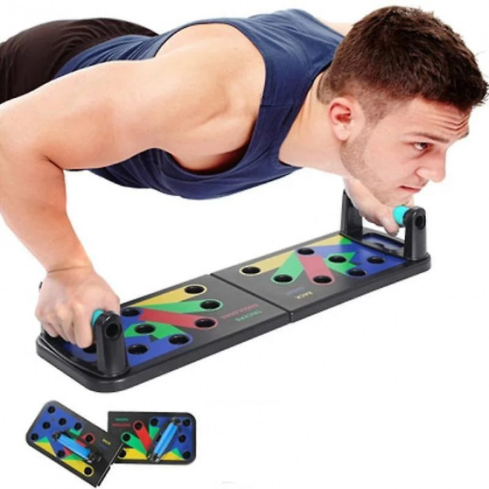 Тренажер для віджимань Foldable Push Up, портативний тренажер для віджимань, платформа для віджимання