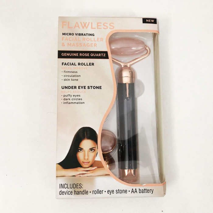 Масажер ролик електричний для особи Facial Roller Massager. Колір чорний