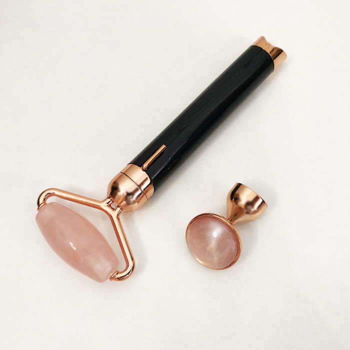 Масажер ролик електричний для особи Facial Roller Massager. Колір чорний