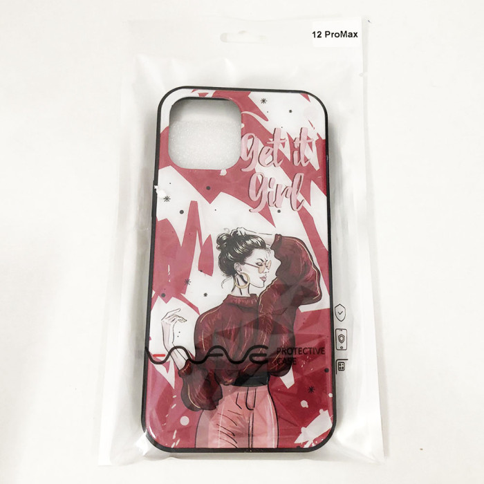 Чохол Apple Iphone 12 Pro Max. Get it girl! червоний