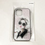 Чохол для Apple Iphone 12 Pro Max дівчина в окулярах. Колір: рожевий