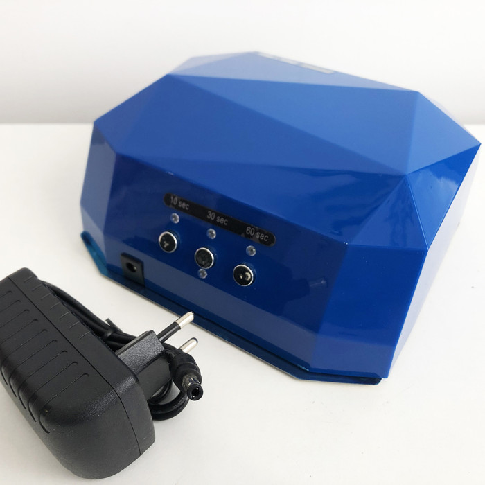 Сушарка для нігтів UV LAMP CCF+LED, Лампа для нарощування нігтів, для манікюру сенсорна. Колір: синій