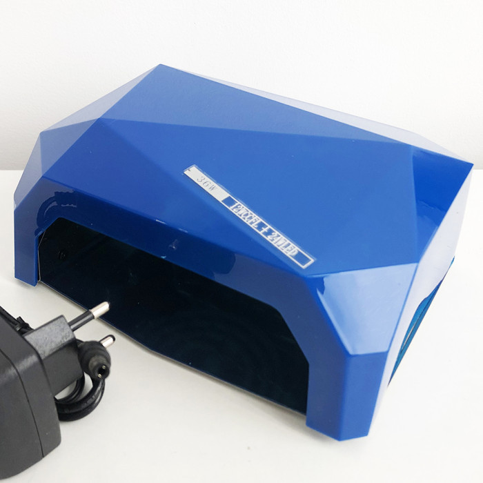Сушарка для нігтів UV LAMP CCF+LED, Лампа для нарощування нігтів, для манікюру сенсорна. Колір: синій
