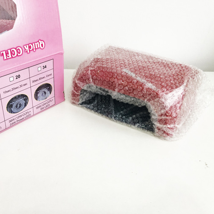 Сушарка для нігтів UV LAMP CCF+LED, Манікюрна лід лампа для полімеризації гель-лаків. Колір: червоний