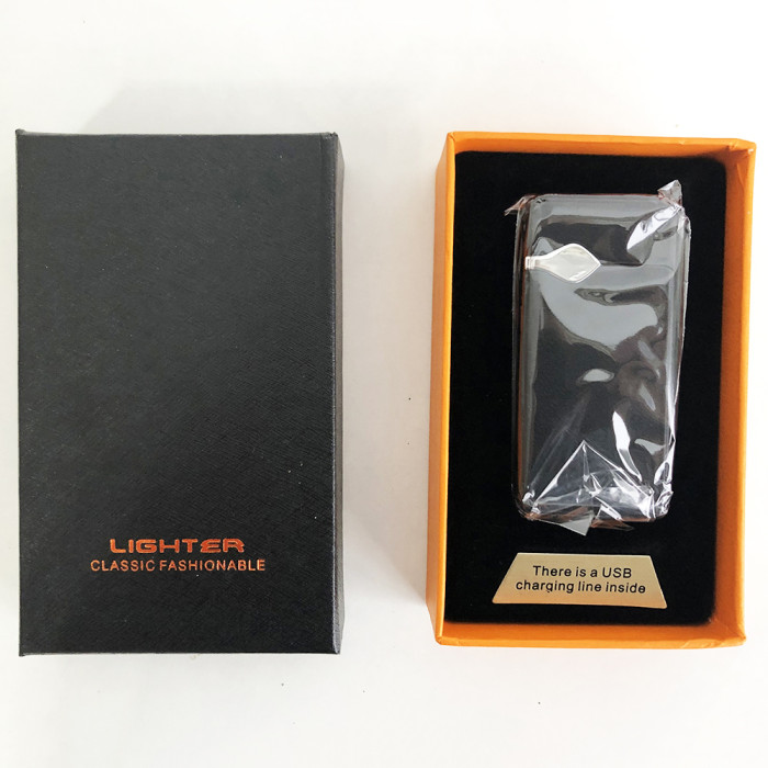Електроімпульсна запальничка USB 315, акумуляторна запальничка подарункова, Вітрозахисна запальничка