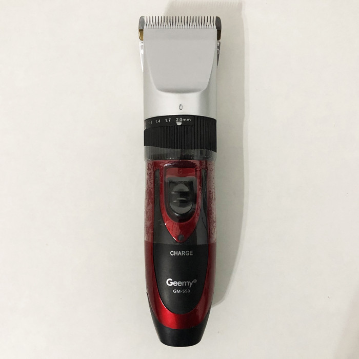 Професійна машинка для стрижки волосся GEMEI GM-550 з двома акумуляторами, Бритва триммер для бороди