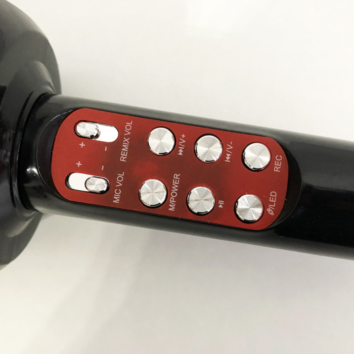 Безпровідний мікрофон караоке bluetooth WSTER WS-1816. Колір чорний