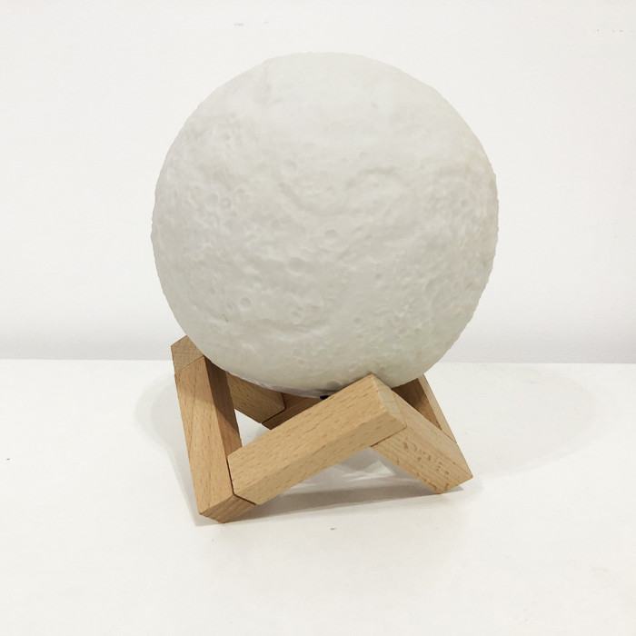 Нічник світиться місяць Moon Lamp 18 см, Ночник дитячий для кімнати, Дитячий нічник безпечний для дитини