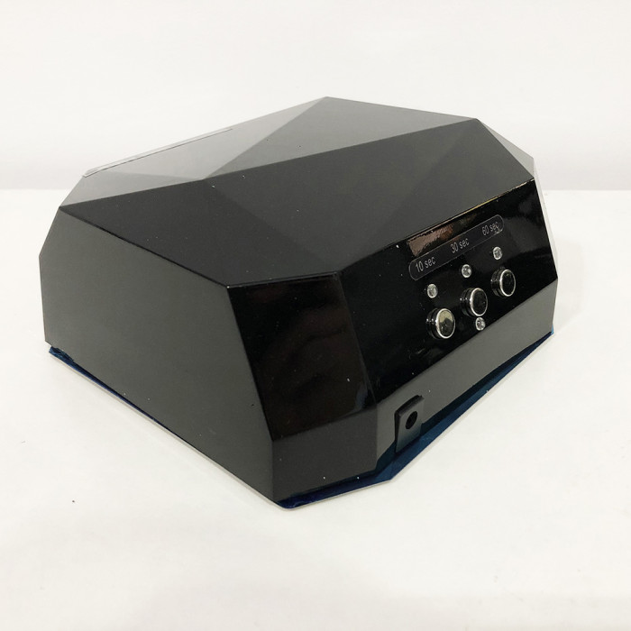 Сушарка для нігтів, лампа для гель лаку UV LAMP CCF+LED, Лампа для манікюру та педикюру. Колір: чорний