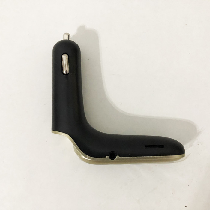 FM модулятор CAR G6 Bluetooth USB AUX MicroSD трансмітер, FM модулятор для автомобіля. Колір: золотий