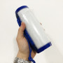 Портативна bluetooth колонка вологостійка TG157 Pulse з різнокольоровою підсвіткою. Колір: синій