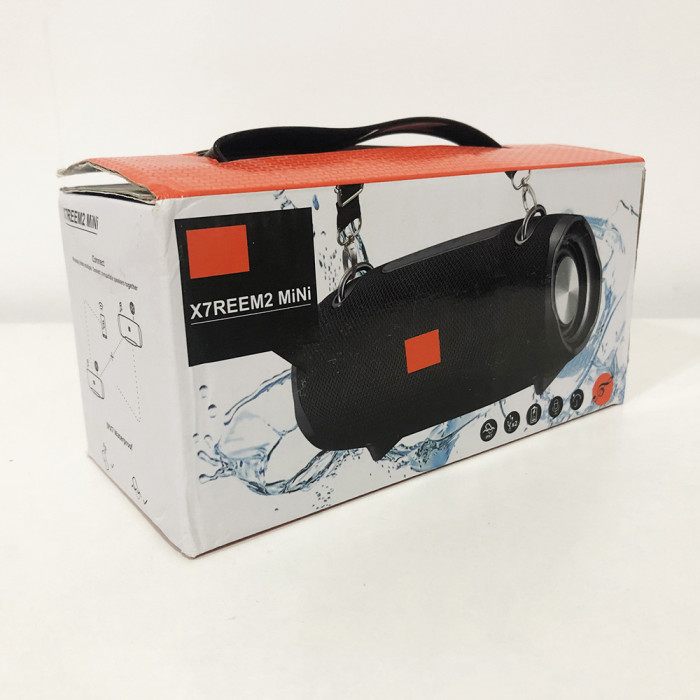 Колонка JBL XERTMT2 Mini (аналог). Колір: синьо-помаранчевий
