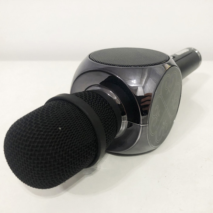 Бездротовий Bluetooth Мікрофон для Караоке Мікрофон DM Karaoke Y 63 + BT. Колір чорний