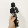 Бездротовий Bluetooth Мікрофон для Караоке Мікрофон DM Karaoke Y 63 + BT. Колір: чорний з сріблом