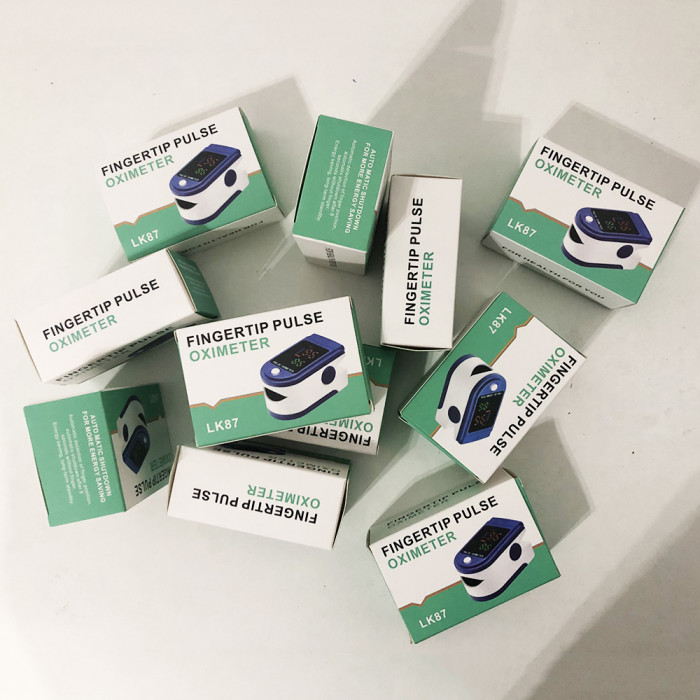 Пульсоксиметр Fingertip pulse oximeter LK87, Пульсоксиметр для вимірювання пульсу та сатурації портативний