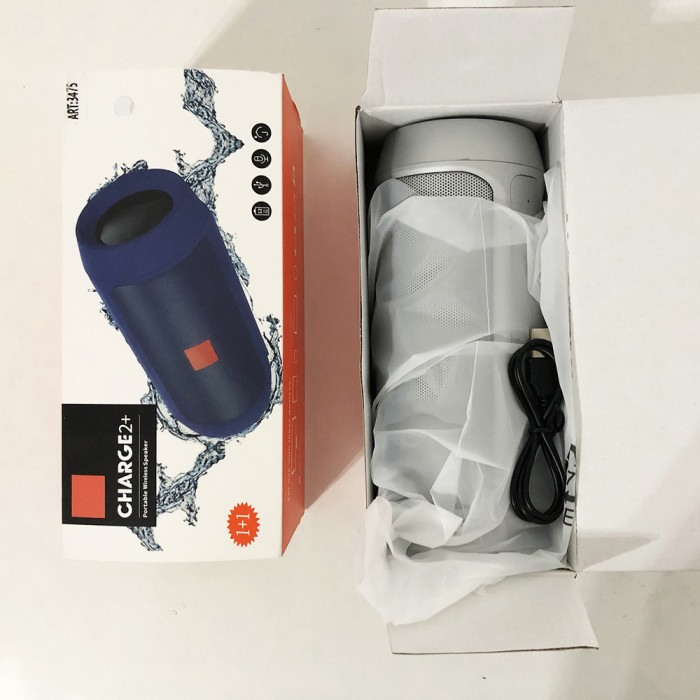 Акустична система JBL CHARGE2 + J2 (аналог) Колір: срібний