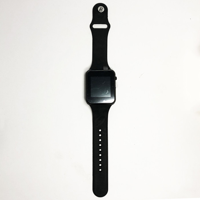 Смарт-годинник Smart Watch A1 розумний електронний зі слотом під sim-карту + карту пам'яті micro-sd. Колір: чорний