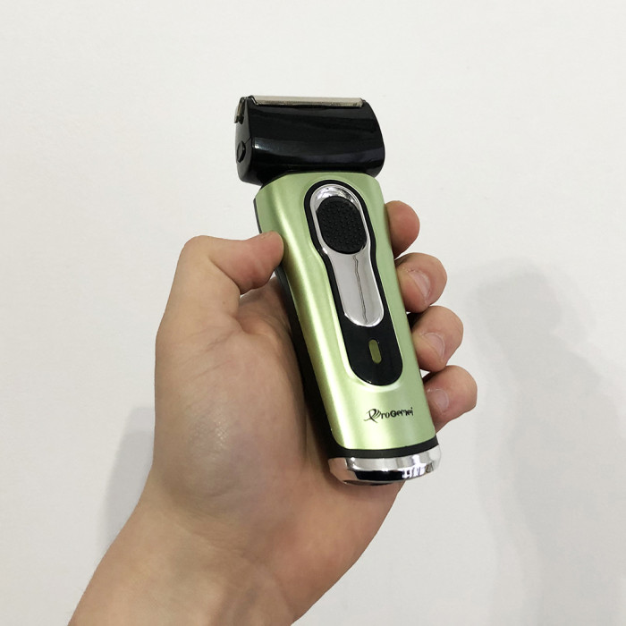 Електробритва бритва GEMEI GM-7110. Колір зелений