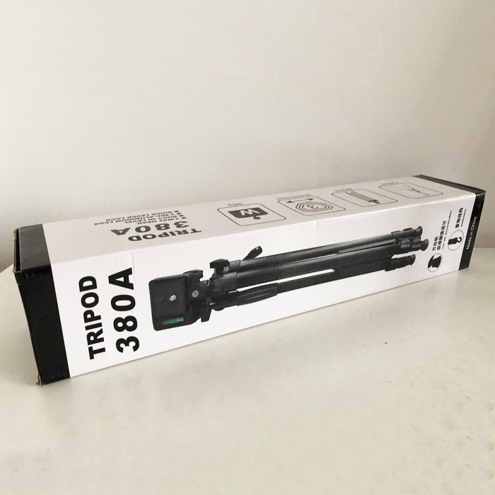 Штатив для камери, телефону, трипод, тринога TriPod 380A 0.50-1.35м, Штатив розкладний для фото