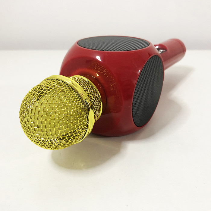 Безпровідний мікрофон караоке bluetooth WSTER WS-1816. Колір: червоний
