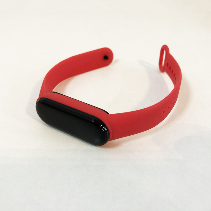 Фітнес браслет Smart Watch M5 Band Classic Black смарт годинник-трекер. Колір червоний