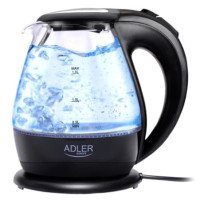 Чайник електричний скляний Adler AD 1224 1.5л 1850Вт Чайник електричний скляний Adler AD 1224 1.5л 1850Вт