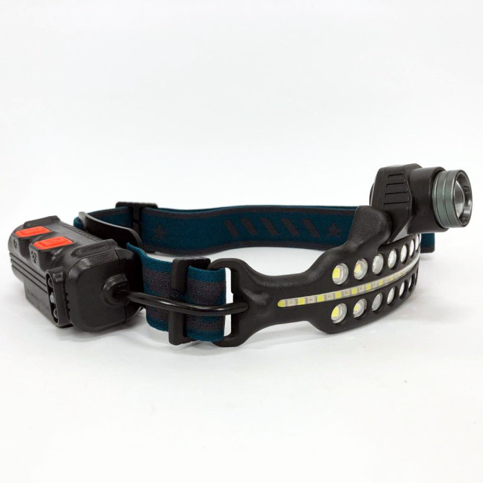 Ліхтар налобний BL-W690-LTS+SMD white+red сенсорний (з датчиком руху), світлодіодний налобний ліхтарик