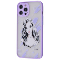 Чохол для Apple Iphone 12 Pro Max фіолетовий