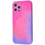 Чохол для Apple Iphone 12 Pro Max рожево-фіолетовий градієнт